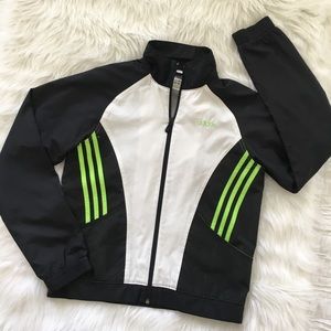 Adidas Women’s Black & Neon Track Jacket Size S